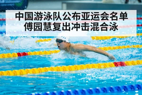 中国游泳队公布亚运会名单 傅园慧复出冲击混合泳